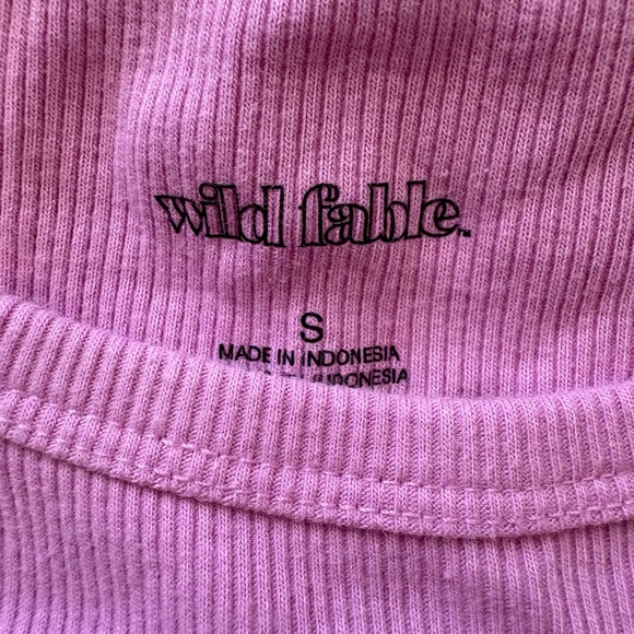 Wild Fable Lavender Ribbed Tank Top - Picture 2 of 3